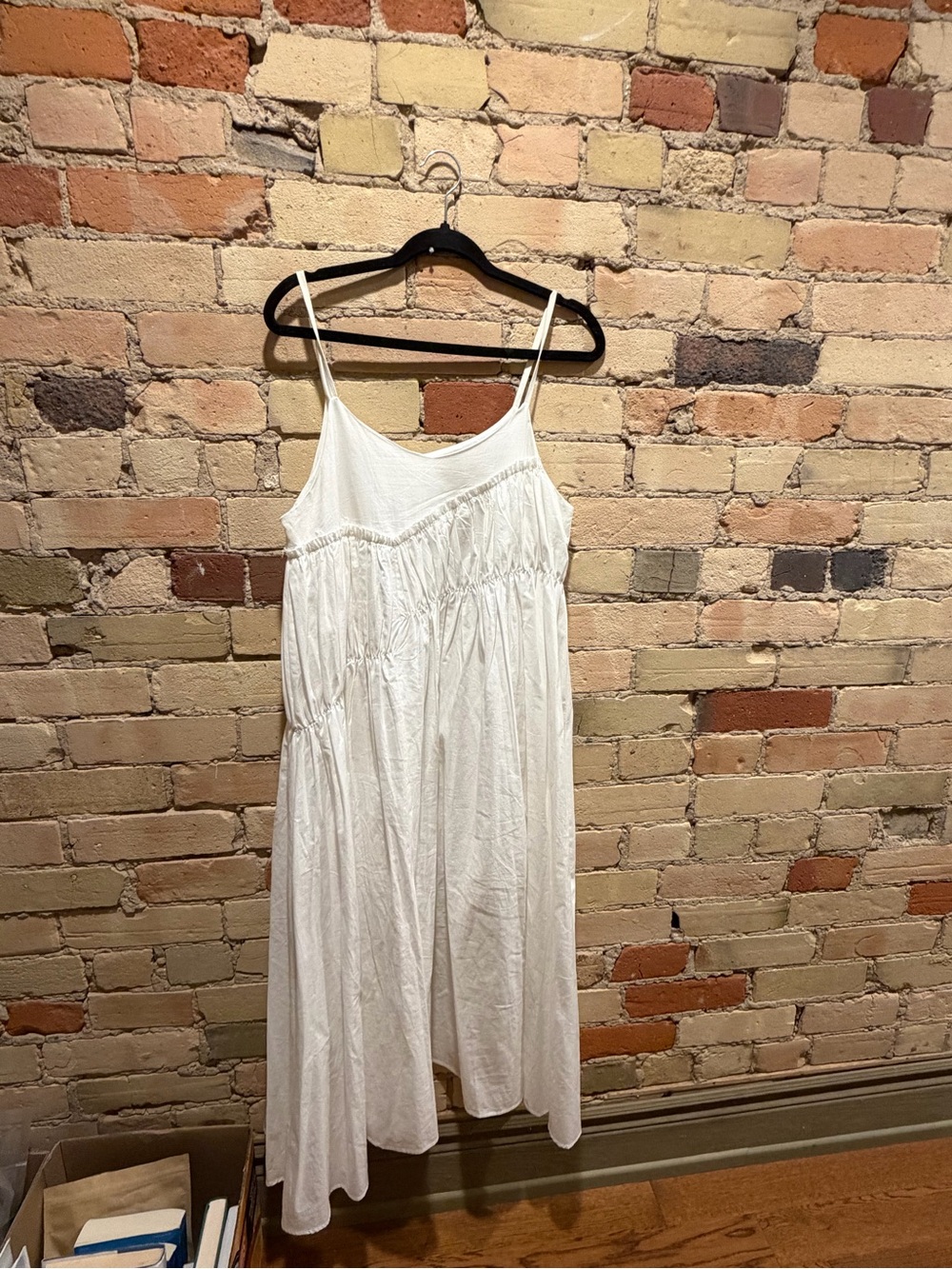 OAK + FORT White Cotton Summer Dress